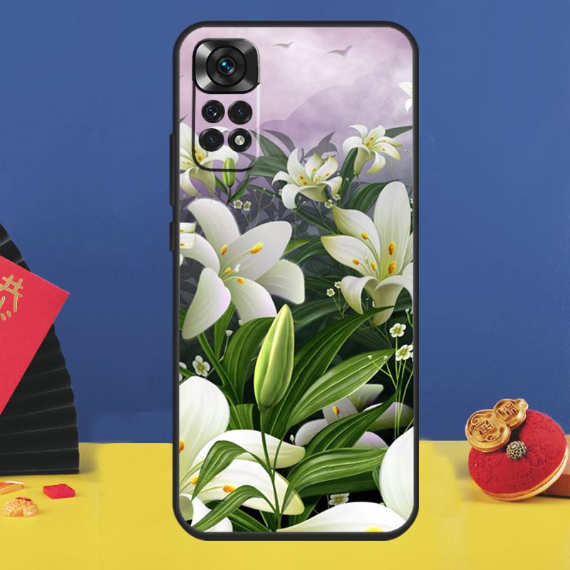 

Красочный чехол для телефона с цветами и лилиями для Xiaomi Redmi Note 15 Pro Plus 13 12 11 9 10 14 Pro 10C 12C 13C 14C 15C Redmi 15 5G