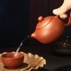 Yixing Purple Clay Tea Pot - Zhu Clay Pot for Brewing Tea, Gongfu Tea Set, 170ml, 250ml, 400ml, Xi Shi Pot for Household Use