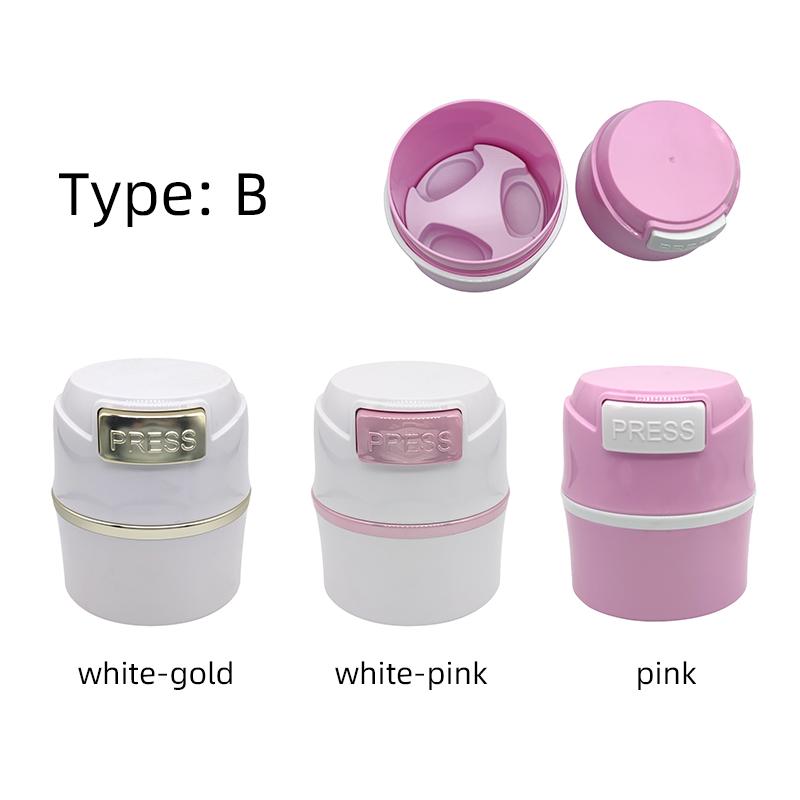 Keep Eye Cosmetic Grafting Glue Adhesive Eyelash Lash Extension Storage Plastic Vacuum Bottle Sealed Dry Container Box Jar Tank