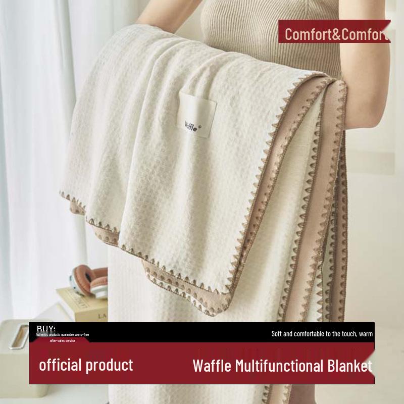 Thickened Coral Fleece Winter Blanket - Warm Office Nap Shawl for Sofa or Bed