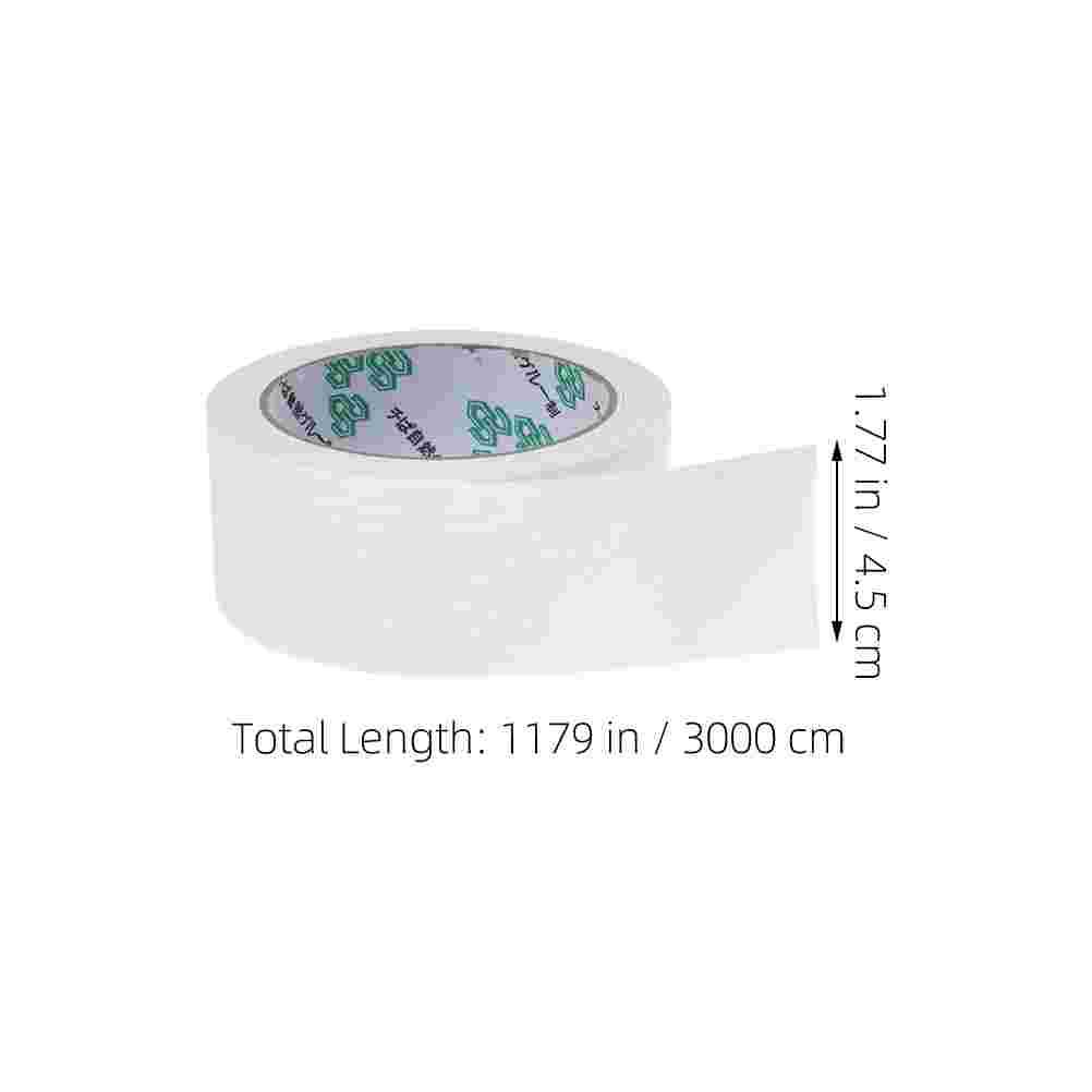 3 Rolls Writable Tape Paper Packing Flatback Flashing Heavy Duty Packaging Thick Kraft