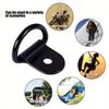 10/20Pcs Stainless Steel D Shape Pull Hook Tie Down Anchor Ring for Truck Trailer RV Boat Cargo Accessories