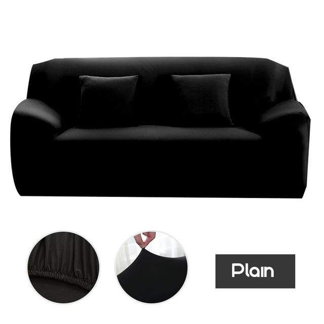 Jacquard Elastic Stretch Sofa Cover Spandex Plain Couch Covers For Universal Sofas Sectional Livingroom L Cover