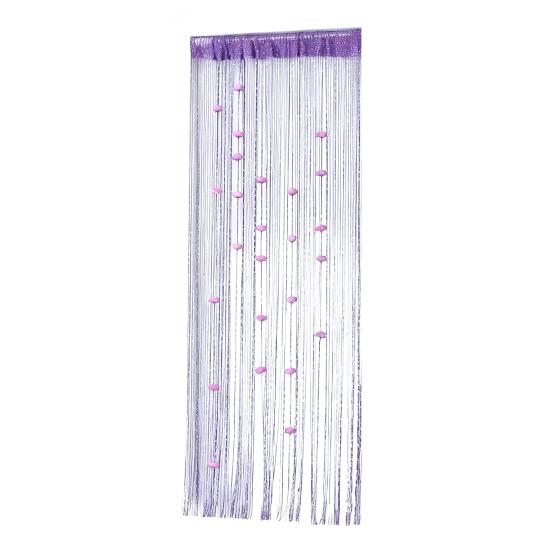 Door String Curtain Wall Panel Fringe Tassel Room Divider Blind Tassel Screen with Roses