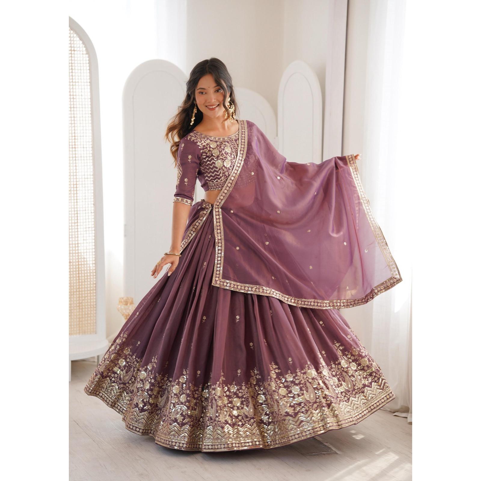 Indian Paksiatni Party Wear Lehenga Choli Bollywood Designer Lehenga Dupatta Set