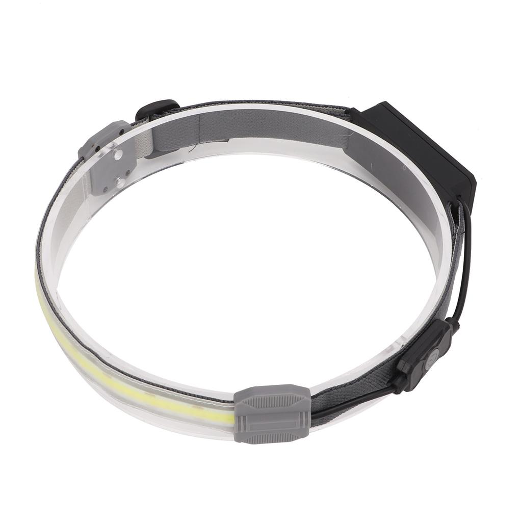 COB LED Stirnlampe IPX4 Wasserdicht 300lm USB Wiederaufladbare LED Stirnlampe für Camping Wandern Radfahren
