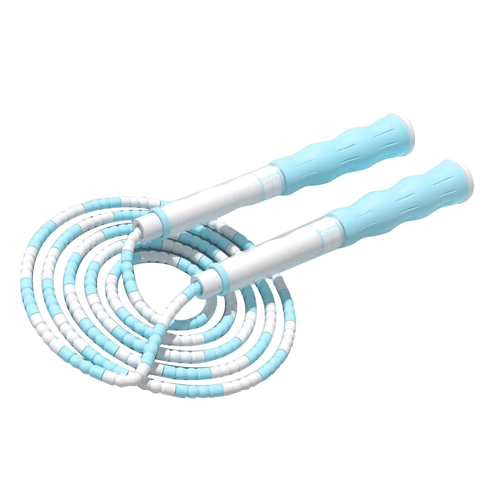 

Детская скакалка регулируемой длины, высокая гибкость, нескользящая ручка, скакалка с бусинами для дома