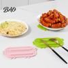 Easy To Clean Countertop Mat Silicone Pot Lid Holder, Cute Pig Shaped, Non Slip Heat Resistant Utensil Holder with Drain Grooves, Multifunctional