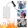 USB Heating Film Electric Heating Pad 5V Gloves Heater Foldable Carbon Fiber Heated Mat Multi-Function for Clothes Gloves Shoes