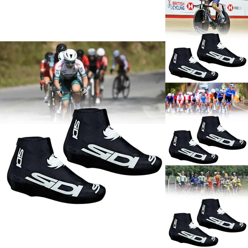 Tour Of France Cycling Shoe Covers With Lycra Lightweight Dustproof Windproof For Mountain Bike Men
