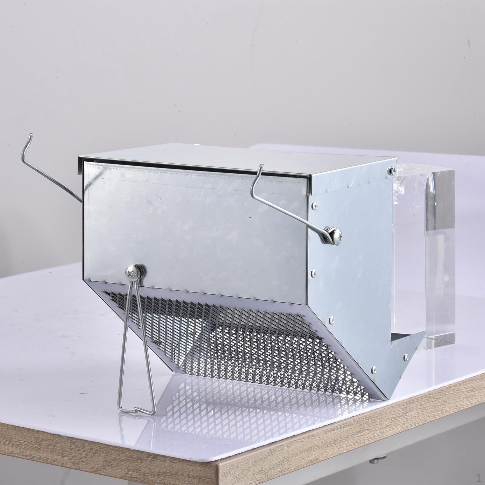 

Animal Feeder Food Dispenser with Lid Heavy Duty Sturdy Accessories Cage for Other Small