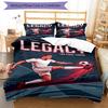 Ronaldo's Cr7 Goal Celebration Bedding Set, Breathable Duvet Cover with Pillowcases, Soft Bed Linen for Bedroom Home Decoration, Perfect Festival Birt