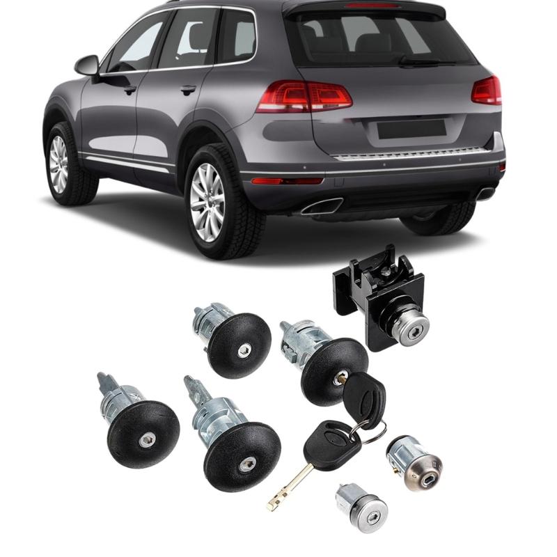 1C1A-V22050-BA YC15V22050YG High Security Car Door Lock Cylinder With Ignition Switches And Keys For MK6 4359018 4119503