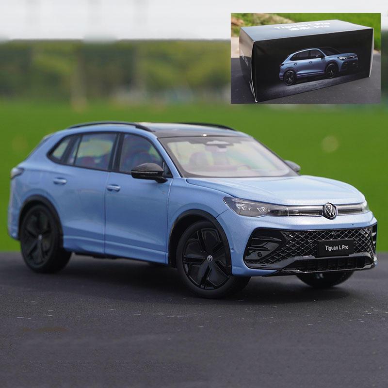 TCFJN1 1:18 2025 VW Tiguan L PRO SUV Alloy Car Model Diecasts Metal Vehicles Car Model High Simulation Collection Kids Gifts Decoration