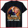 Trump Fight and Make Halloween Great Again Black Cotton T-Shirt S-5XL