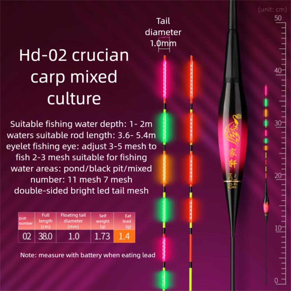 Slip Drift Tube Electronic Fishing Float Indicator Fishing Bobbers  Night Fishing