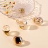 8062 Brass Crystal Egg-Shaped Drawer Pull Knob Cabinet Furniture Wardrobe Luxury Door Handle