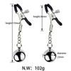 BDSM Bondage Sex Nipple Clamp Stainless Steel Breast Clamp Clips Metal Nipple Shaking Clamps Breast Clip Sex Slaves Sex Shop 18+