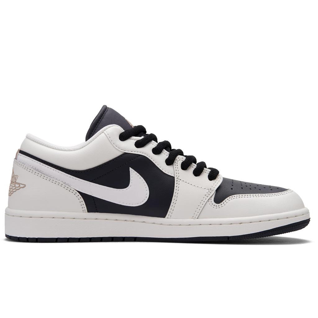 Jordan Air Jordan 1 Abrasion Resistant Abrasion Resistant Low top Vintage Basketball Shoes Unisex Black Gray IH0649-021(Team734-)