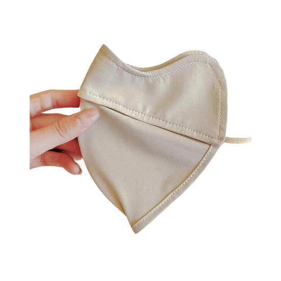 

Защитная маска для лица с защитой от УФ-лучей, мягкая маска из ледяного шелка с регулируемыми эластичными ушными петлями, легкая, быстросохнущая, защита от солнца бежевый