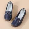 Plus Size Women's Slip-On Moccasins - Soft Sole, Lightweight, Casual Flats for Moms