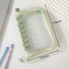 A7 Glitter Laser Star Zipper Binder Photo Card Collection Book Postcard Organizer Diary Notebook School Stationery