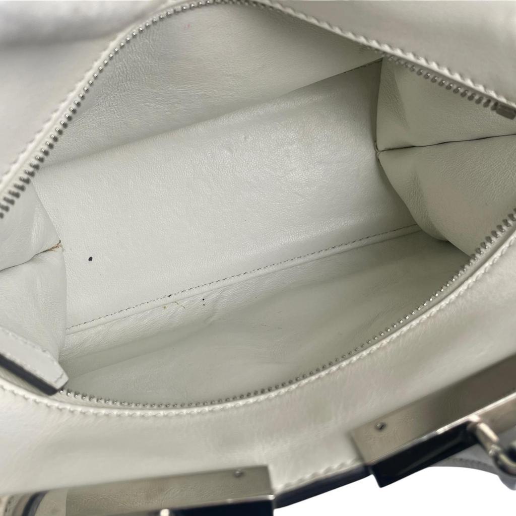 FENDI Mini Petit Trois Jours Handbag white Women used
