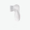 Men's Spring and Summer Mid-calf Socks, White Striped Mesh Breathable and Antibacterial Short Socks