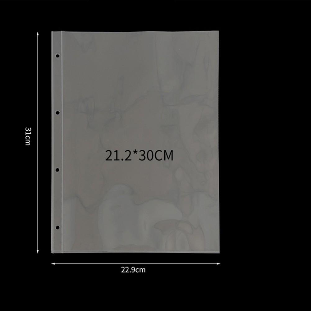 10pcs Binder Sleeves 110G Binder Sleeves Photo Album Binder