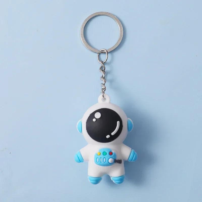 Astronaut Kawaii Bunny KeyChain Spacemen Cute Lovely Pendant Car Key Ring Decoration Cartoon Couple Pendant Friendship Keychain