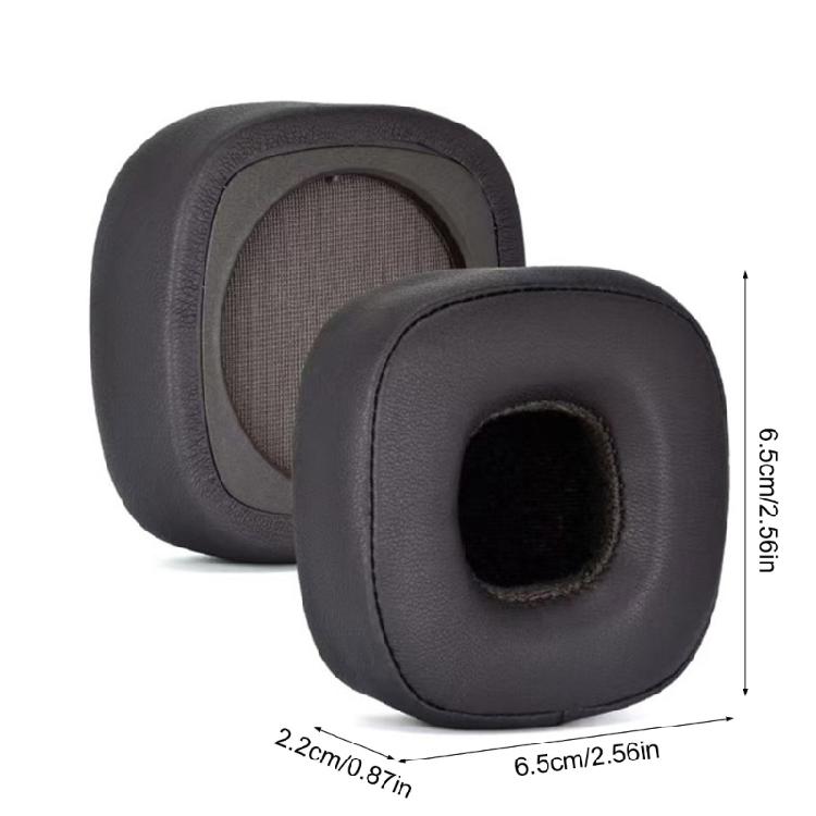 1 Pair Replacement Ear Pads for 5 Headphone Soft Leather Ear Cushions Memory Foam Headset Earpads Ear Cups Repair Parts