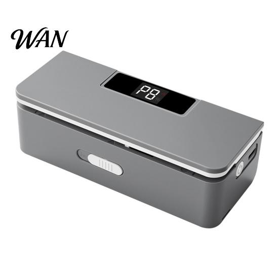 Portable Bag Sealer Mini Sealer, Rechargeable Machine with LED Power Display, 8 Gear Adjustable Kitchen Resealer Heat and Cutter, for Chips