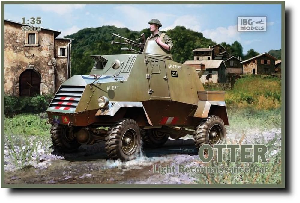 

IBG 1/35 Канадский армейский четырехосный легкий бронированный разведывательный автомобиль «Оттер» Пластиковый набор для сборки PB35019
