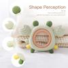 Silicone Baby Teether Baby Toys 0 To 6 Months BPA Free Chewing Teething Toys Crab Wooden Ring Teether Reborn Silicone Baby Toys