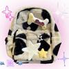 And Bone Star Decoration Plush Backpack With Large Capacity For Use Daily