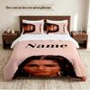 Zendaya Personalized Custom Name 3‑Piece Bedding Set Soft Duvet Cover Set For Bedroom Home Decor