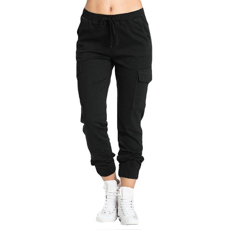 

Women s Elastic Workwear Pants M чёрный