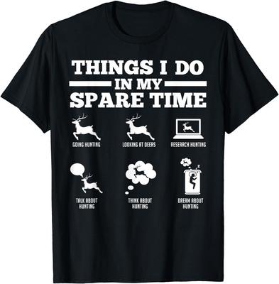 Things I Do In My Spare Time Deers Gift Unisex T-Shirt