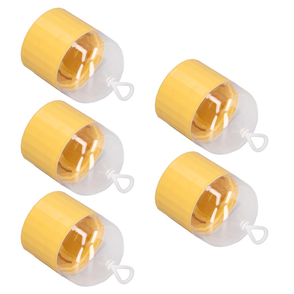 5pcs Hanging Sponge Cosmetic Holder Detachable Portable Dust Proof Cosmetic Storage Drying Case
