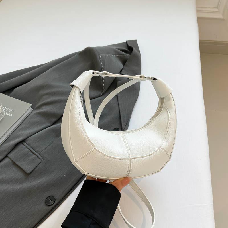 

Корейская версия модной повседневной сумки-мессенджера, женская новая простая повседневная модная сумка на плечо высокой ценности 2025 белый