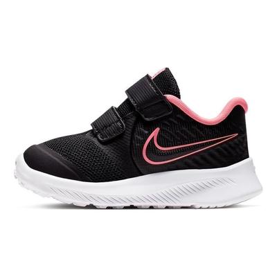 Star Runner 2 Comfortable Versatile Lightweight Low-Top Walking Shoes Baby Shoes Black Pink AT1803-002