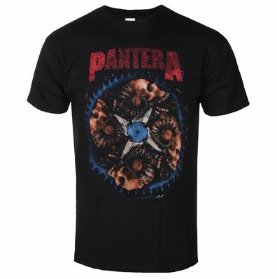 Pantera - Maglietta Metal con Motivo Aculeato e Scanalatura Stile Street Casual in Cotone Adatta Sia per Uomini che per Donne