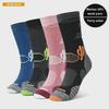 30% Merino Wool Outdoor Hiking Mid-Tube Socks - Thick & Warm for Sports & Mountaineering