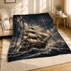 Storm Tossed Tall Ship Warm Bed Blanket Nautical Decor