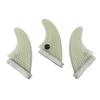 UPSURF Surfboard Fins FCS2 G5 Size Blue Honeycomb Thruster Set of 3 (White, G5)