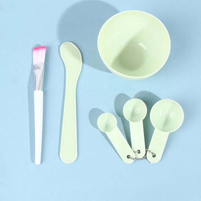 4Pcs Facial Brush Mask Bowl Spoon Set Mask Brush Bar Diy Beauty Tools Skin Care