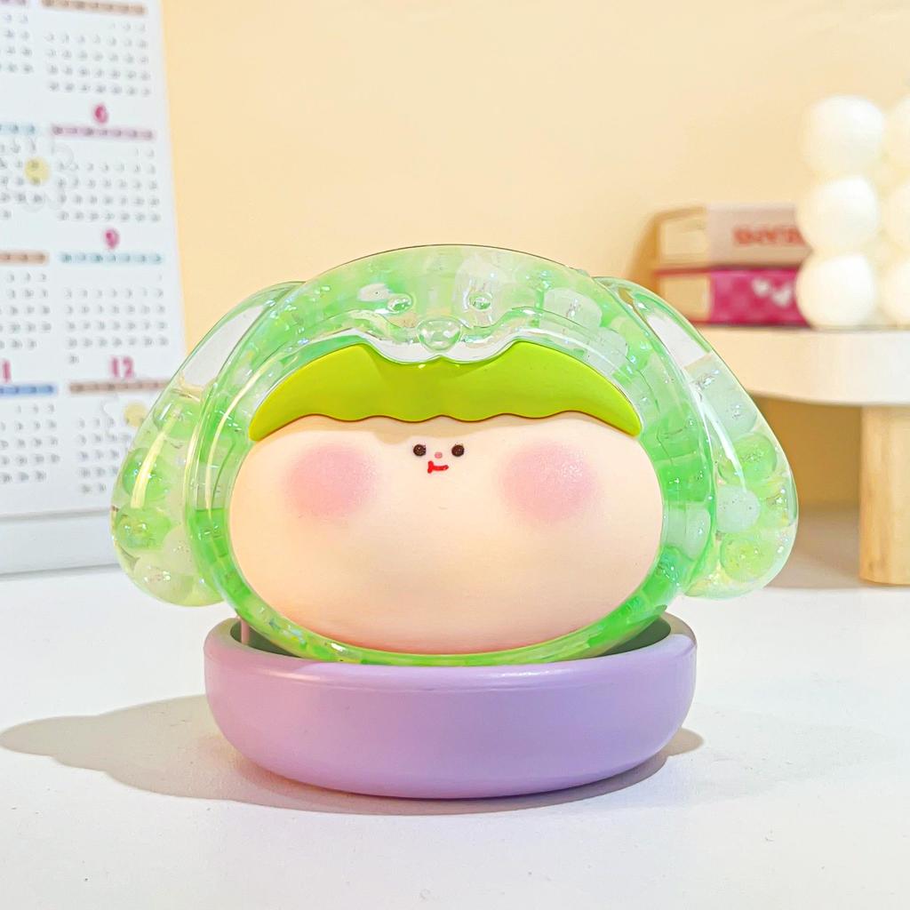 Douyin Style Lilith Dog Head Cartoon Glitter Ornaments Blind Box