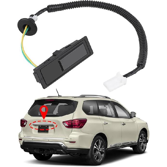 15106857 Hatch Button Trunk Latch For 2007-2014 Chevrolet Suburban 1500 2500 Tahoe Cadillac Escalade ESV GMC Yukon XL Replace Part # 901-156 Rear