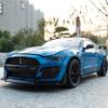 Large Size 1/18 Mustang Shelby GT500 Alloy Diecasts Sports Car Models 4 Doors Can Be Opened Metal Vehicles for Kids Toys Gifts