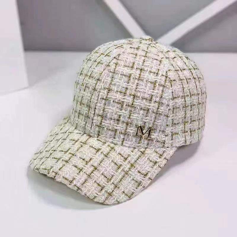Spring and Autumn Baseball Cap Women's Fashion Gold Line M Standard Casual Versatile Cap Temperament Batch